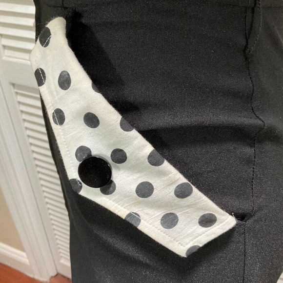 Tatyana Adrift Bettie Page S Wiggle Dress 50s Polka Dot Pinup Girl Rockabilly - Picture 6 of 14